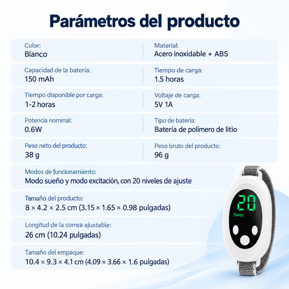 Instrumento inteligente para dormir
